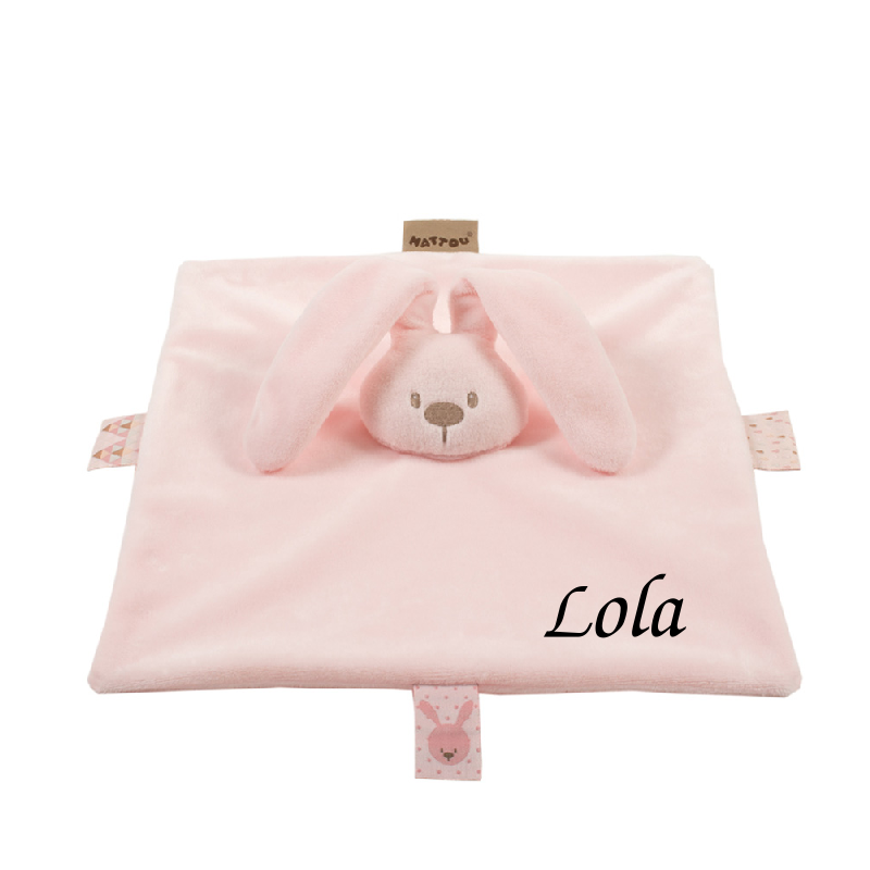  lapidou plat lapin rose clair 20 cm 